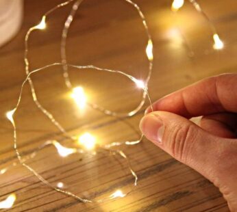 20149 5 Meter LED light Fairy Lights Battery Operated Golden color