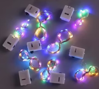 20147 LED Battery Powered Fairy String Light, String Lights for Bedroom Party Wedding Xmas Tree Decoration {Multicolor}